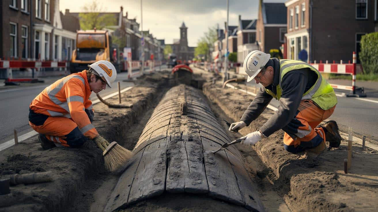 Holenderscy robotnicy trafili na średniowieczny statek. Znalezisko zmienia historię handlu