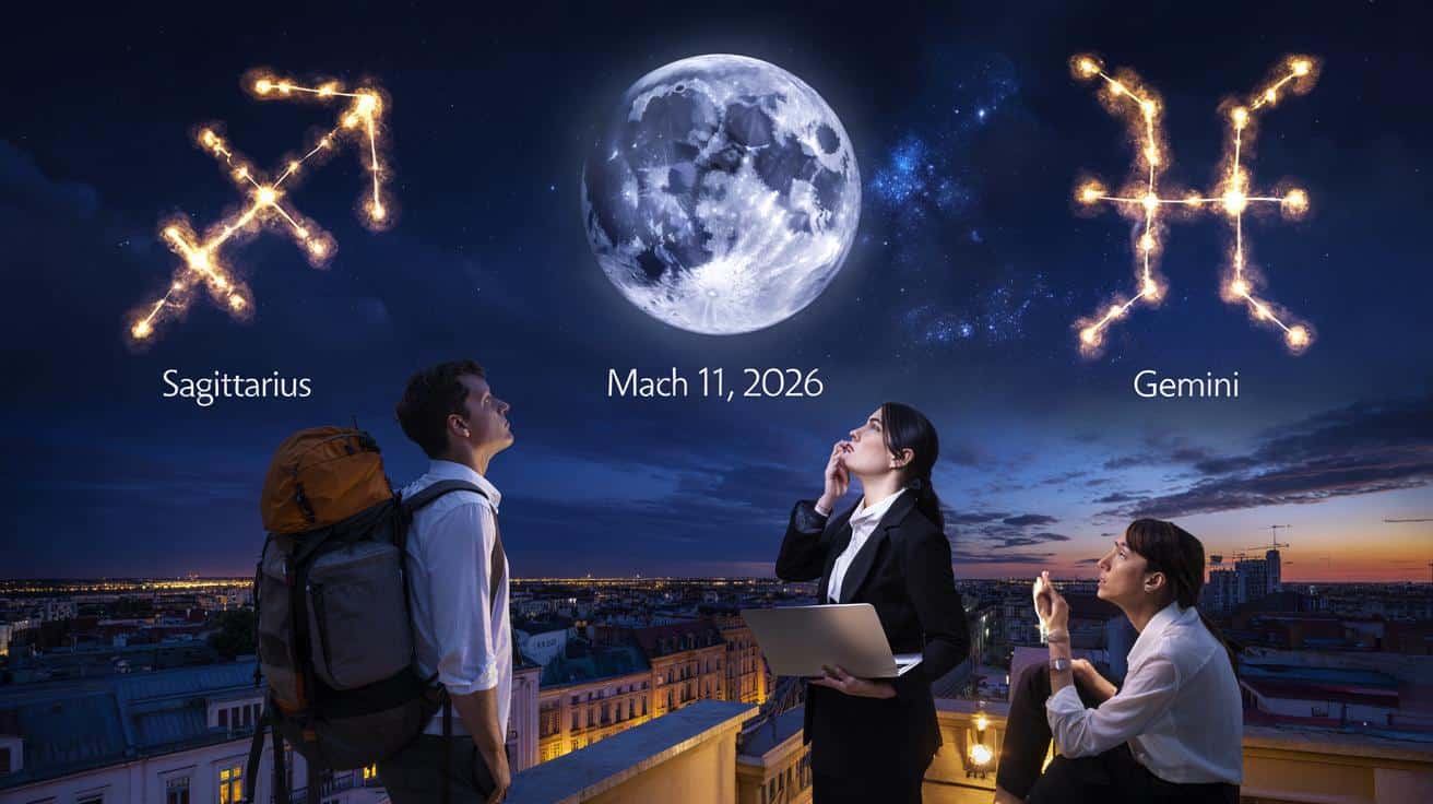 Horoskop na 11 marca 2026: księżyc w Strzelcu zmusza trzy znaki do poważnych zmian