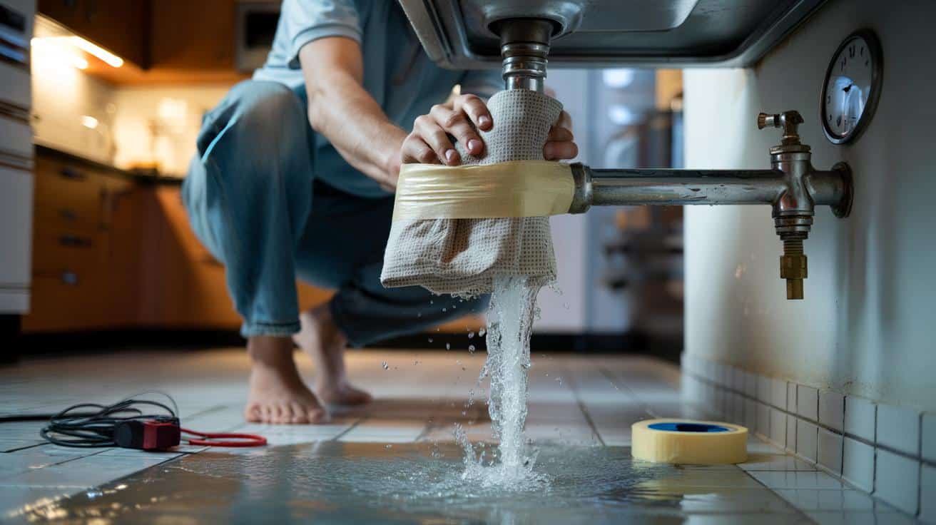 Hydraulik awaryjny: jak zatamować pękniętą rurę w 40 sekund