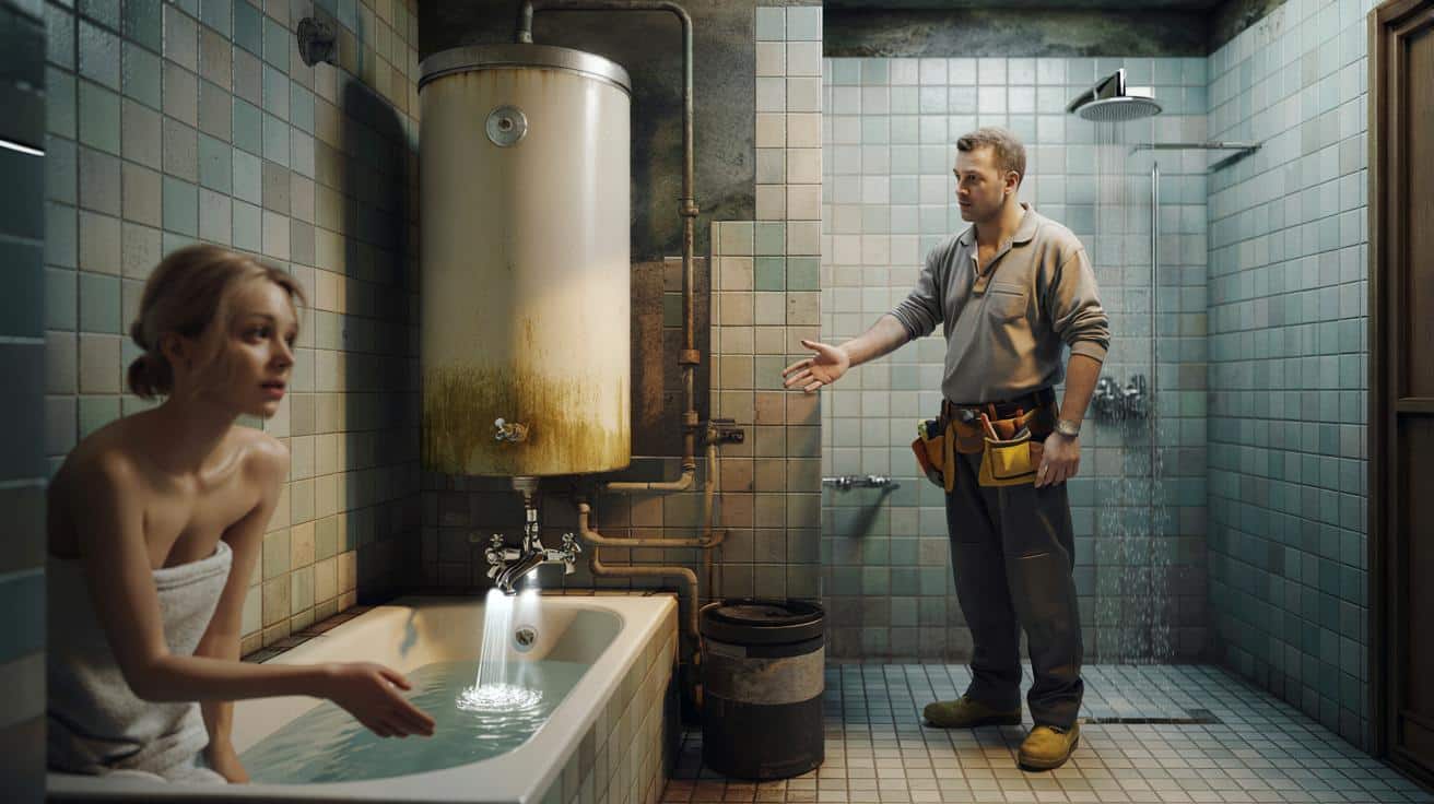 Hydraulik mówi dlaczego zaleca prysznic zamiast kąpieli w wannie jeśli masz stary bojler