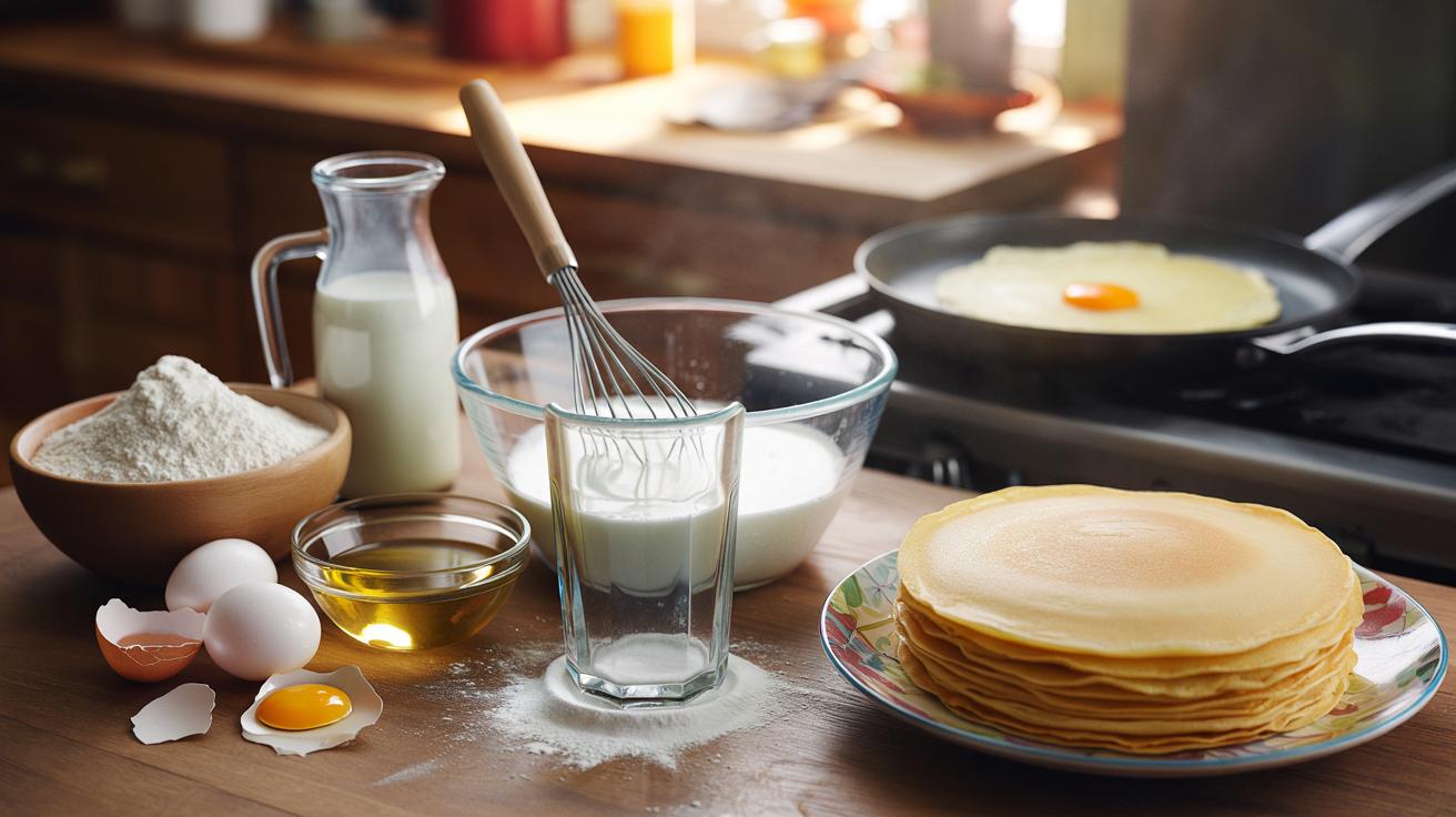 Idealne naleśniki bez wagi: trik z jednym szklankowym przelicznikiem 1‑2‑2‑2