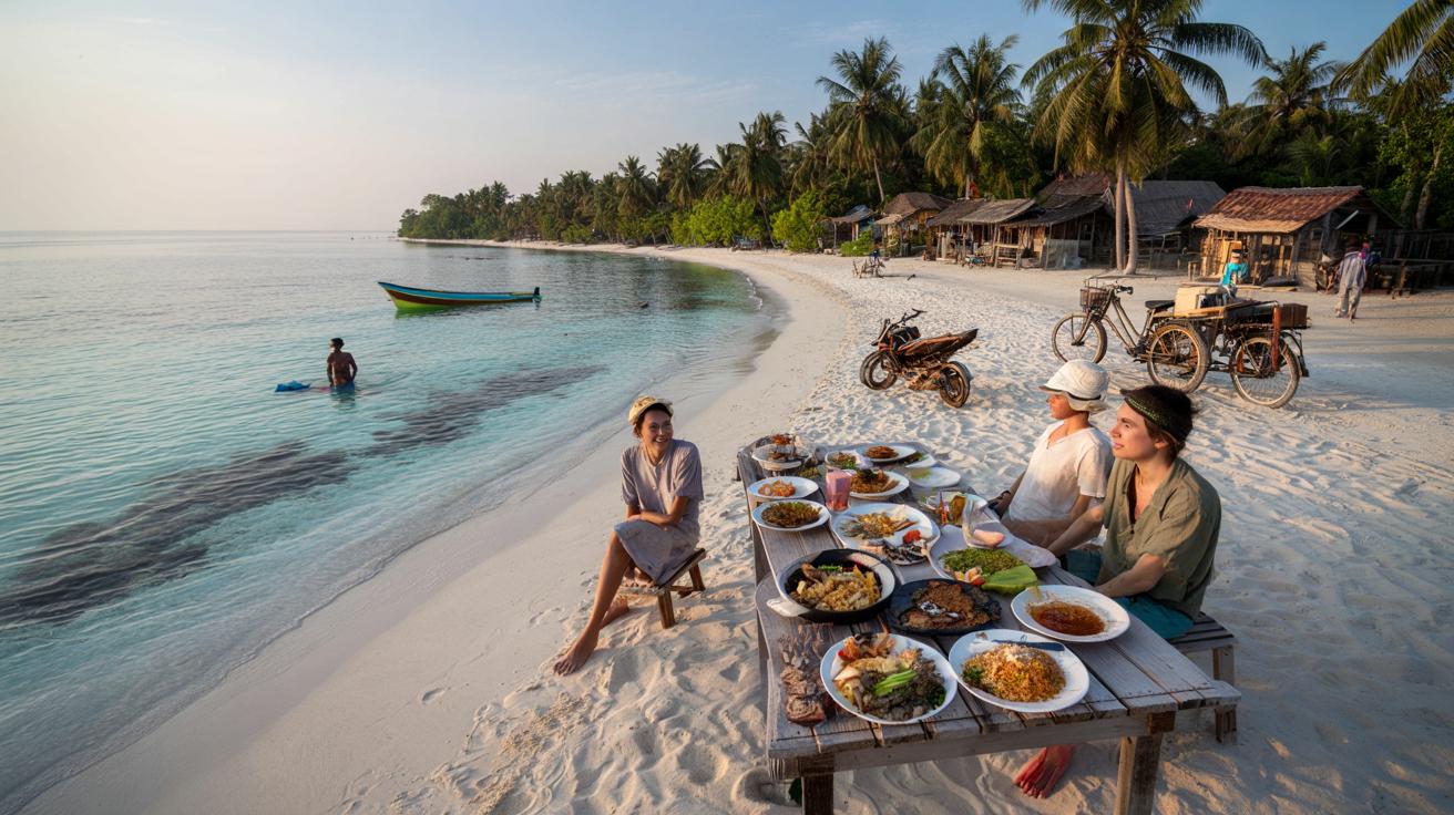 Indonezyjska wyspa jak z bajki: woda 31°C i obiady za mniej niż 10 zł