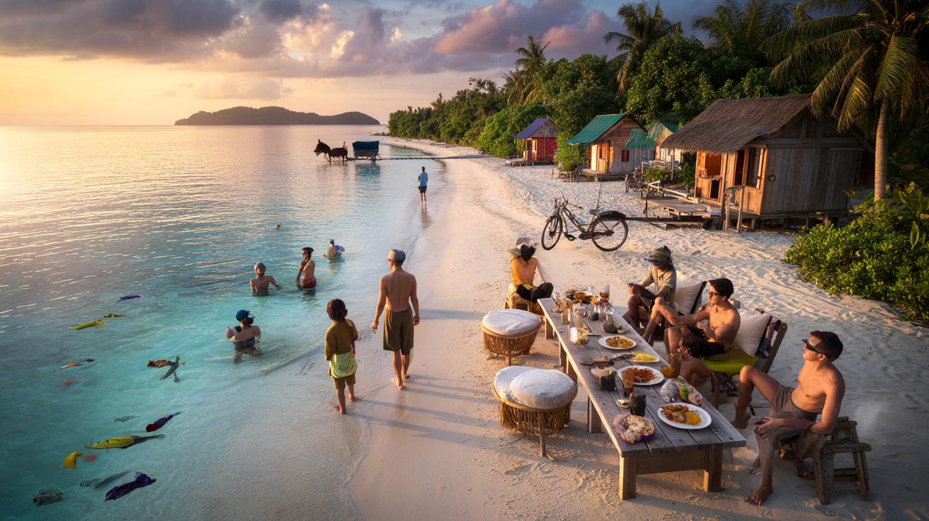 Indonezyjska wyspa marzeń: ciepła jak zupa woda i obiady za grosze