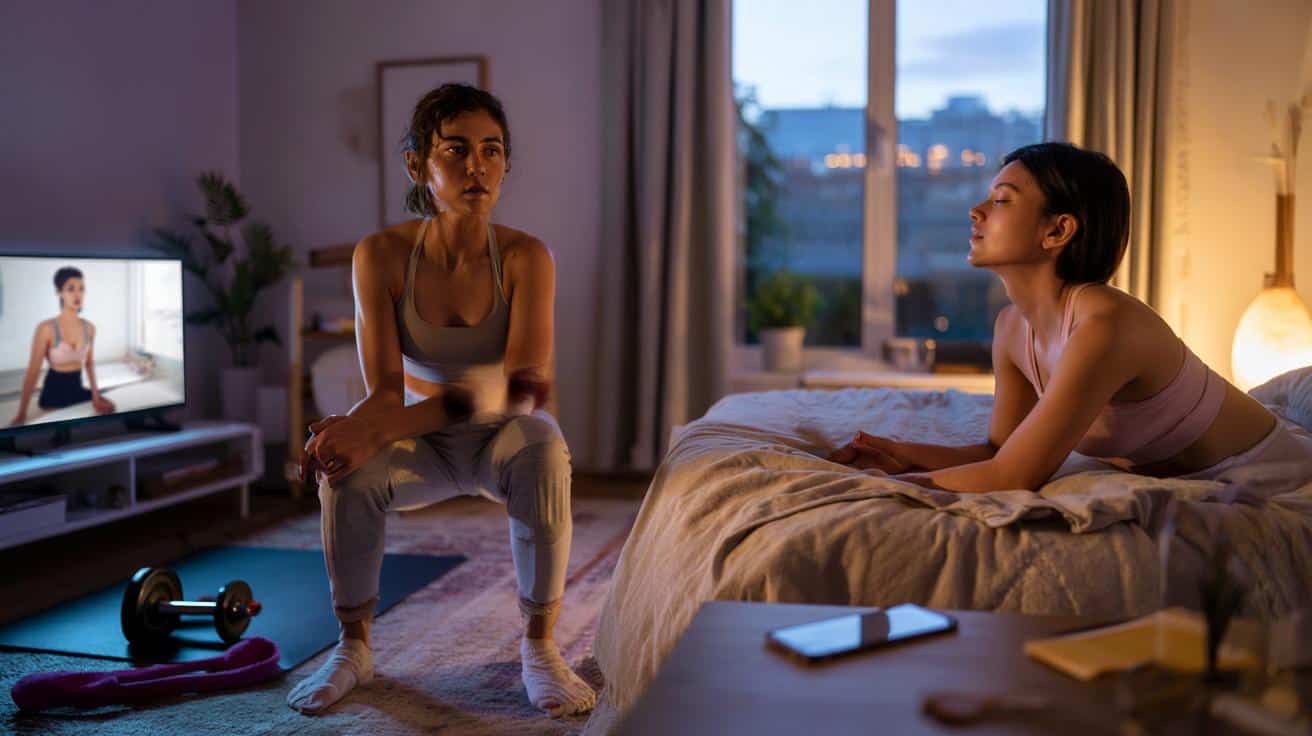 Intensywny trening i relaks przed snem: duet, który odmienia noce młodych kobiet