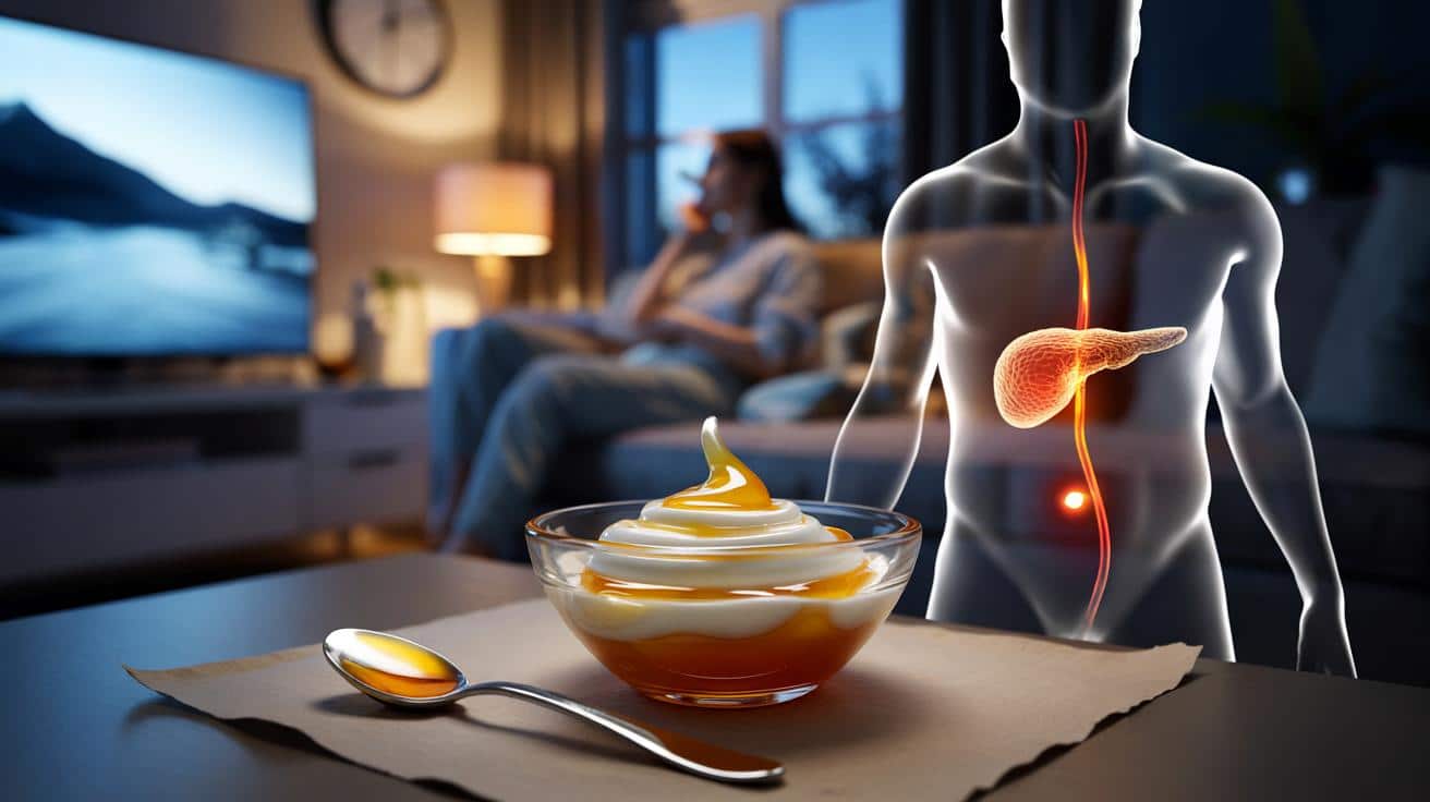 Jadasz jogurt grecki z miodem wieczorem? Insulina skacze przed snem