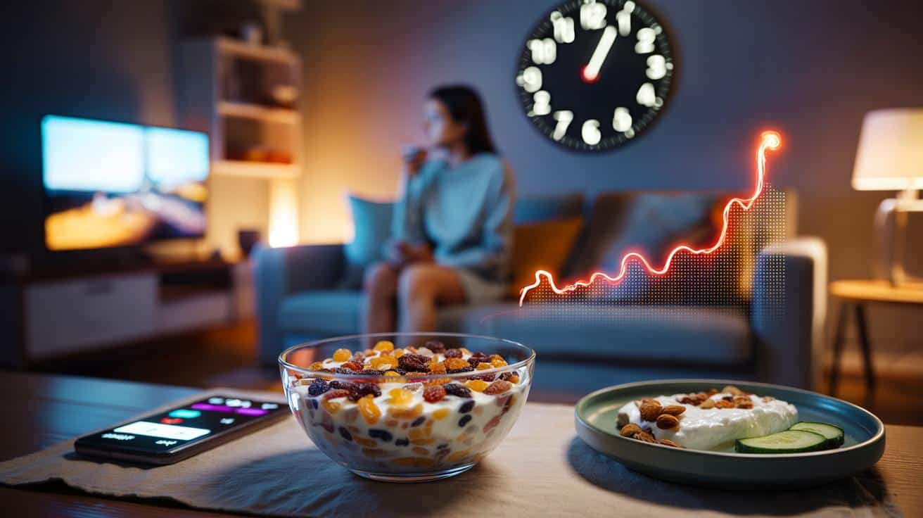 Jadasz musli z bakaliami wieczorem? Insulina skacze przed snem