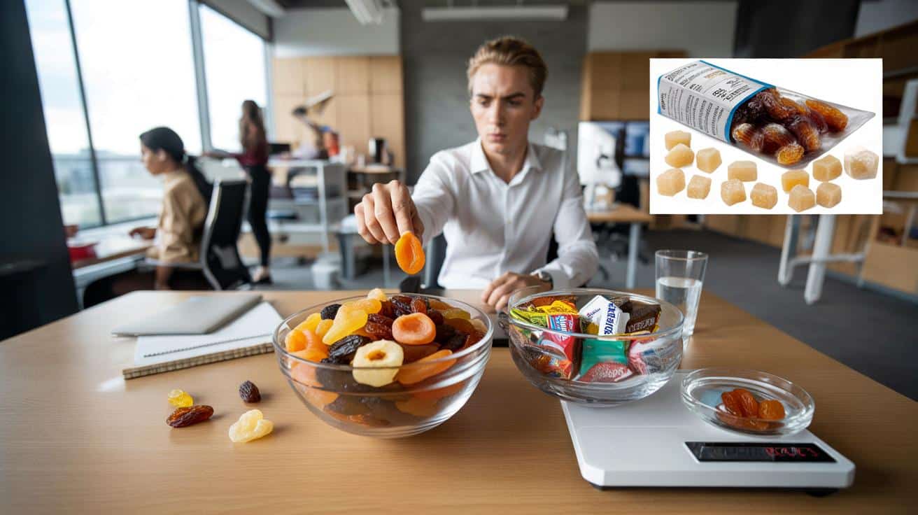 Jadasz suszone owoce jako zdrową przekąskę? Cukru jest tam więcej niż w cukierkach