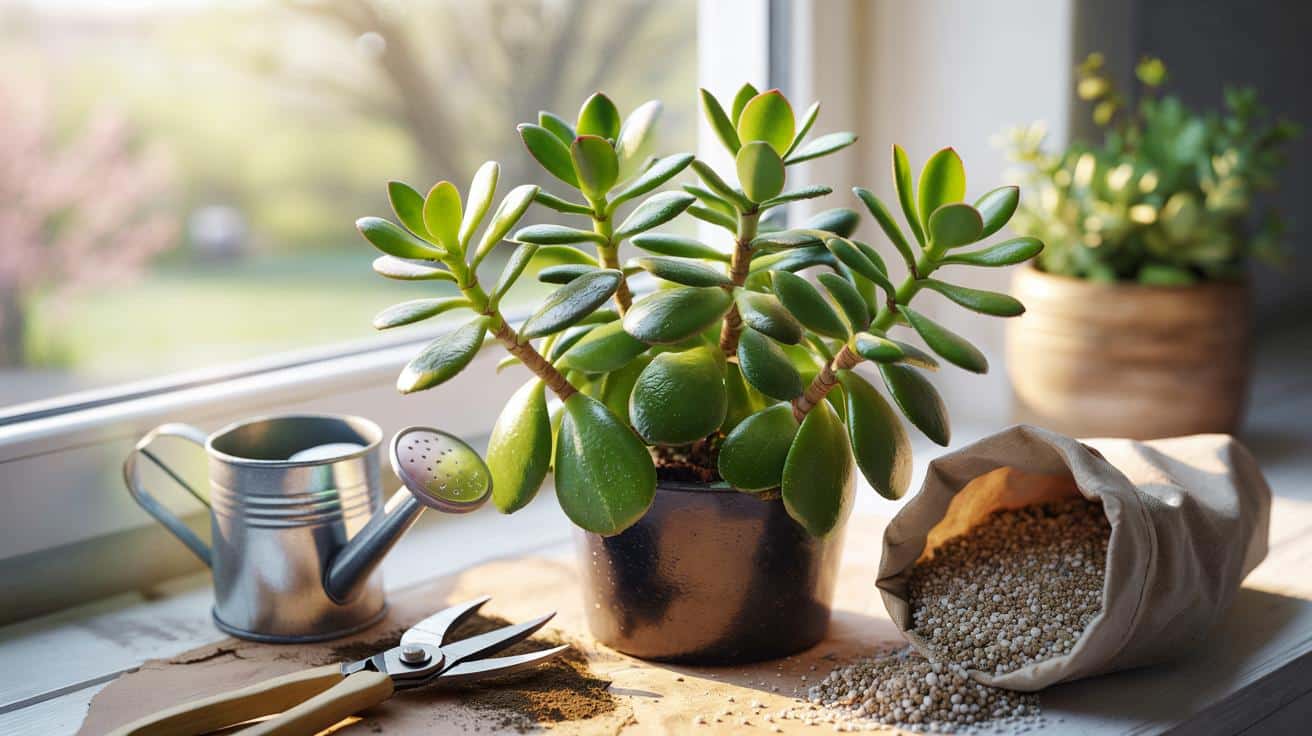 Jadeit na wiosennym starcie: jedna marcowa zmiana, która wystrzeli twoją roślinę w górę