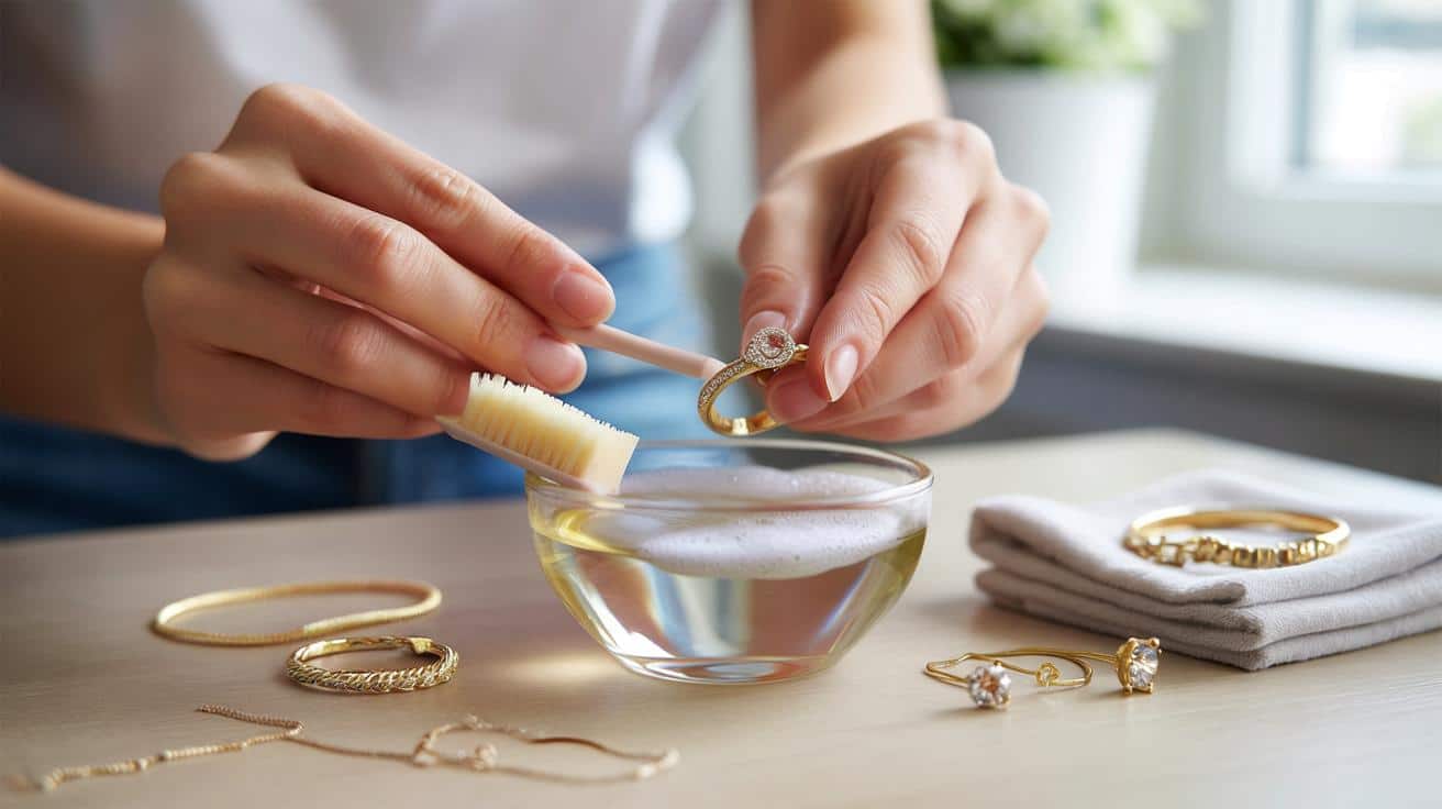 Jak wyczyścić złotą biżuterię, aby błyszczała jak nowa, nie uszkadzając kamieni ani delikatnego platerowania