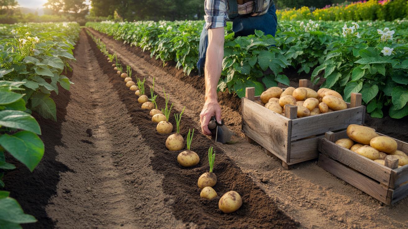 Jak głęboko sadzić ziemniaki, żeby zebrać naprawdę pełne skrzynki