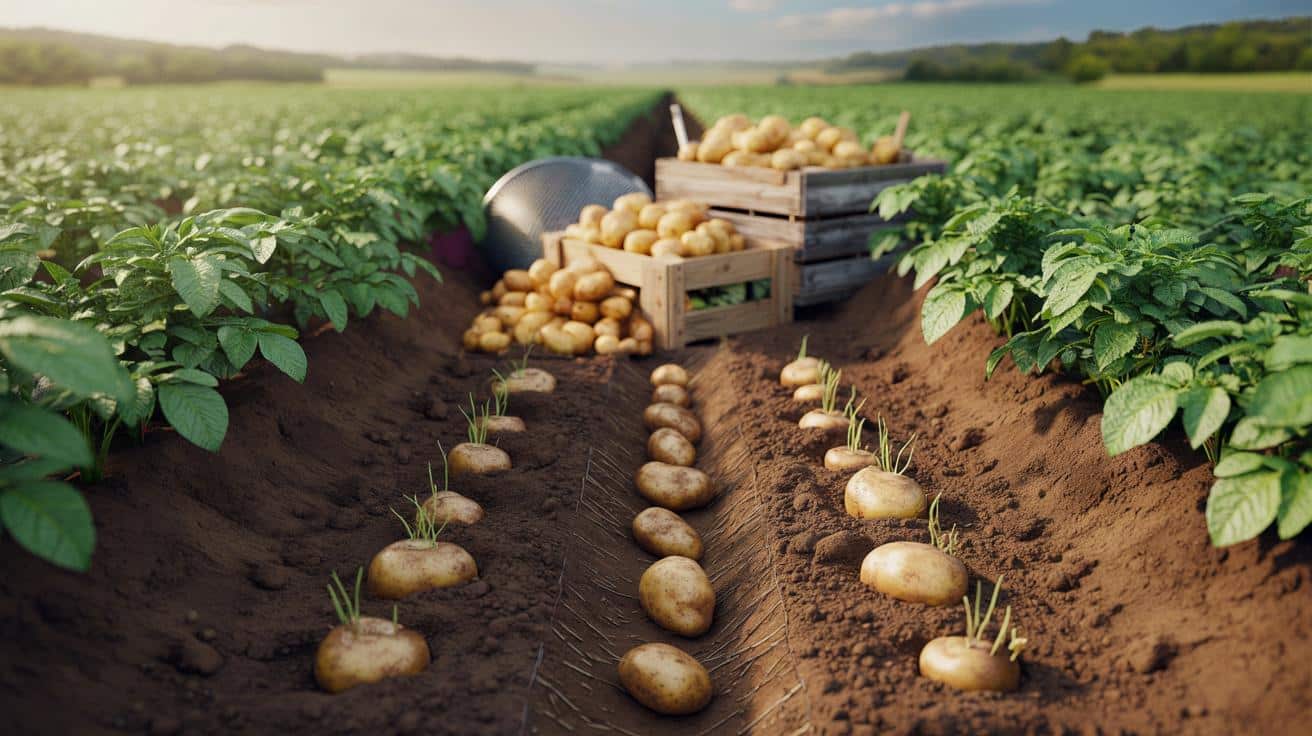 Jak głęboko sadzić ziemniaki, żeby skrzynki pękały w szwach?
