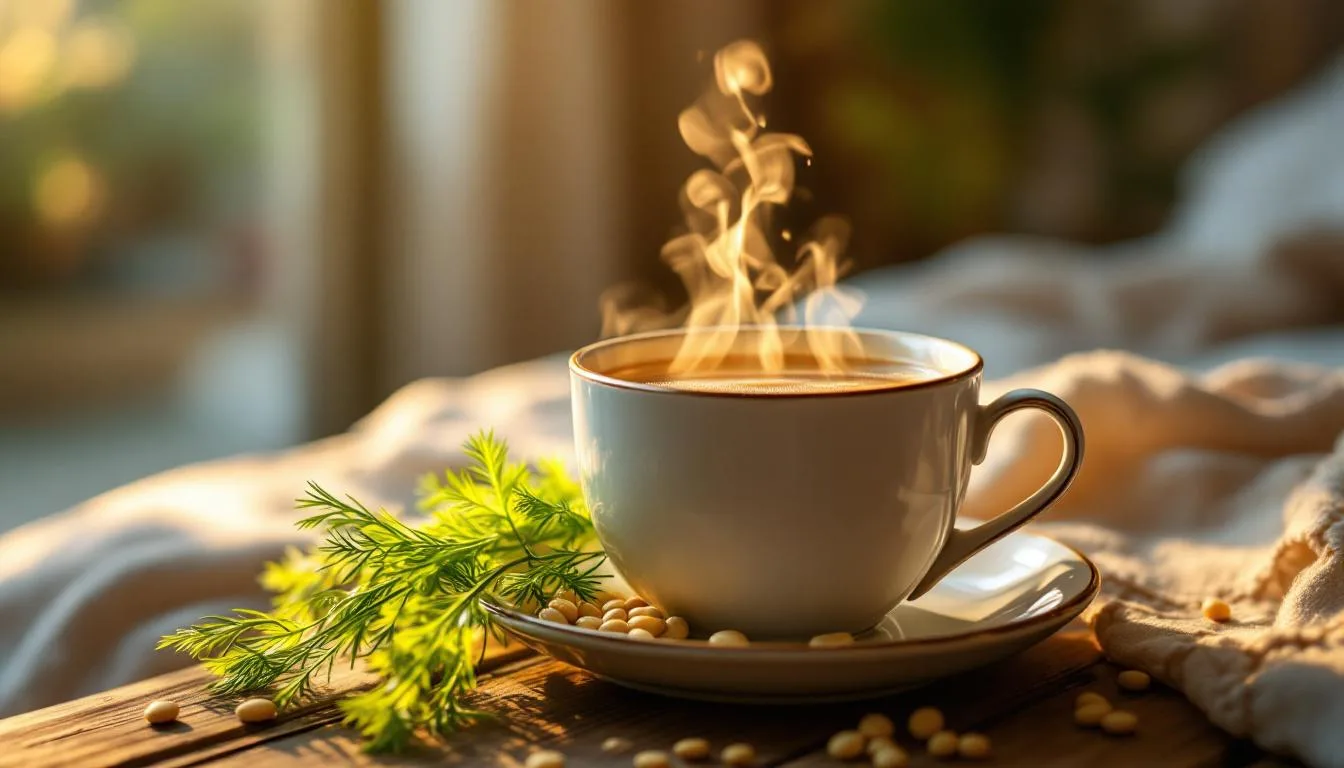 Jak herbata z kopru włoskiego przed snem pomaga na uczucie pełności i wzdęcia