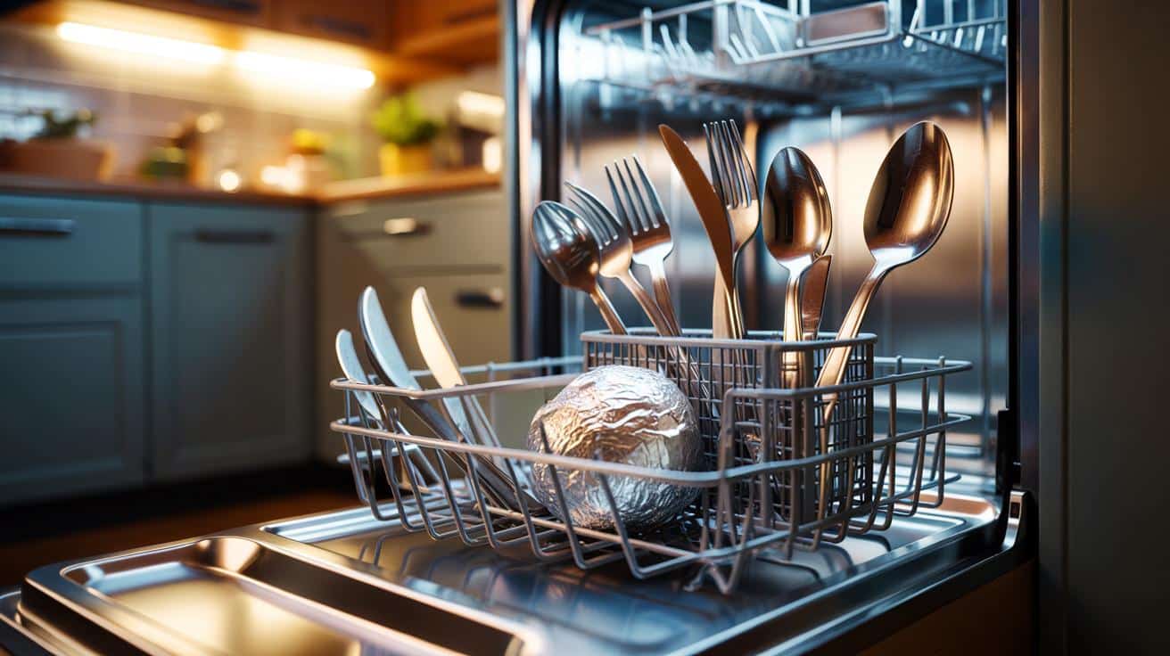 Jak kawałek aluminium w zmywarce sprawia że sztućce odzyskują blask
