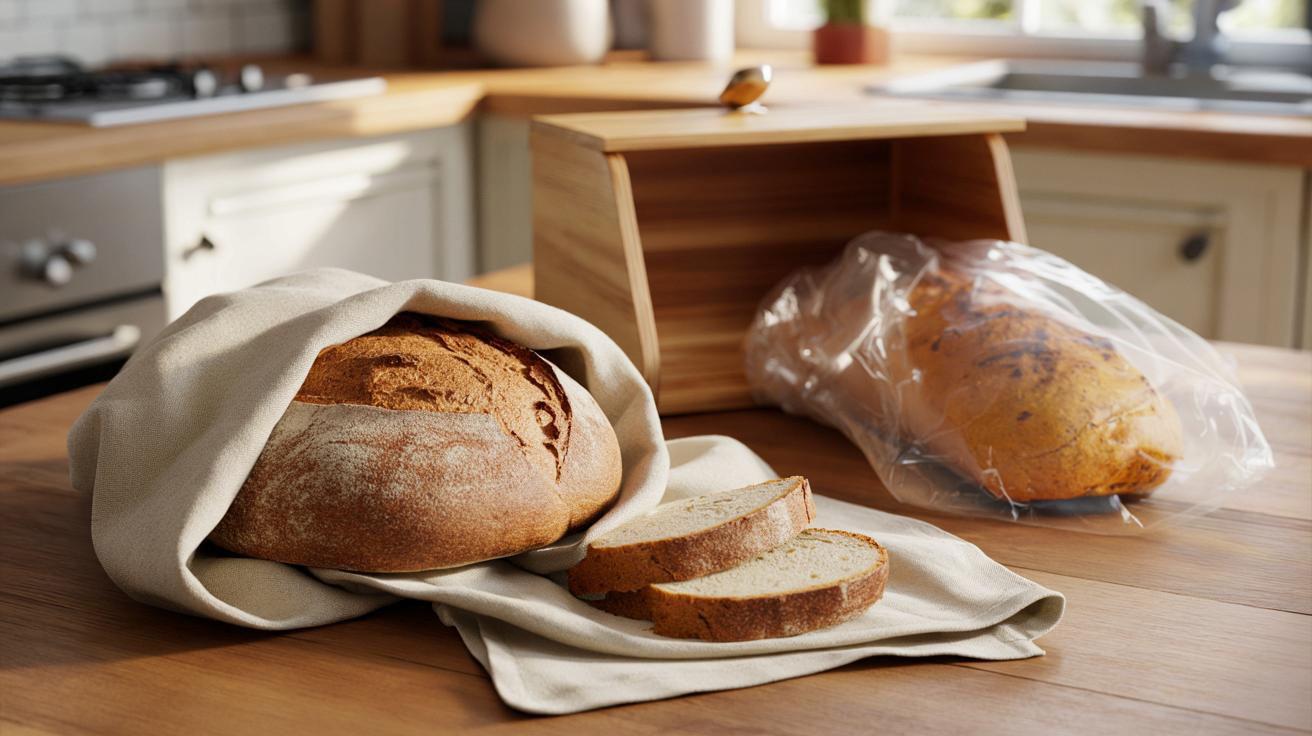 Jak owijać chleb, żeby pozostał świeży kilka dni dłużej