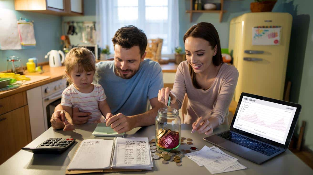 Jak para z dwójką dzieci może odkładać pieniądze nawet przy napiętym budżecie