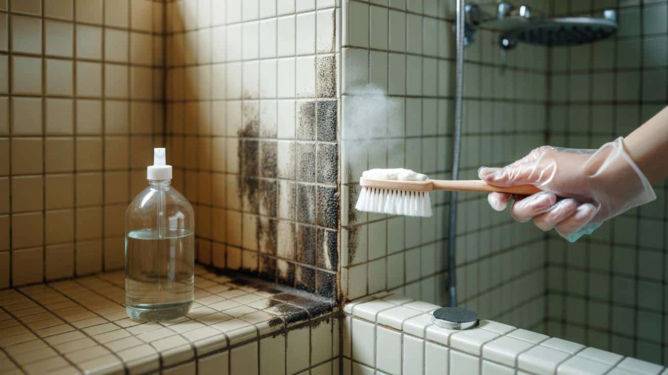 Jak pozbyć się pleśni z fugi w łazience bez chemii i bez szorowania przez godzinę