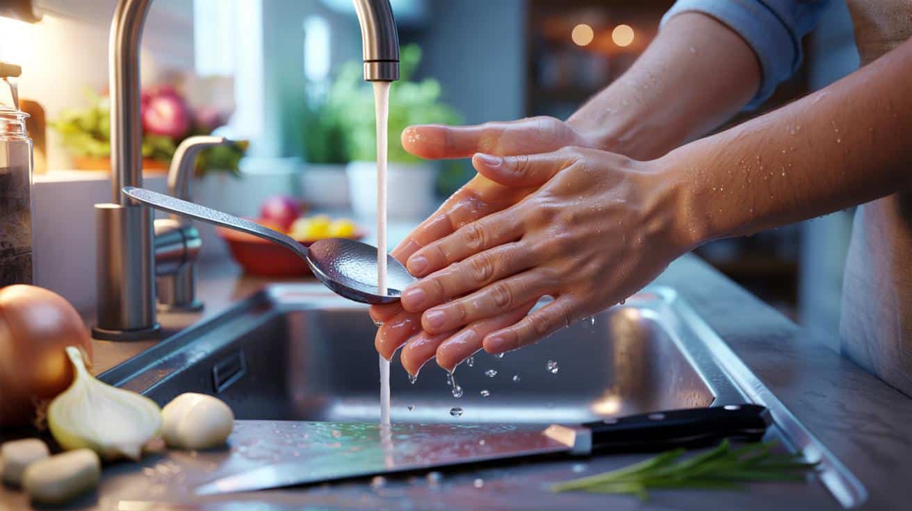 Jak pozbyć się zapachu cebuli i czosnku z dłoni w 30 sekund