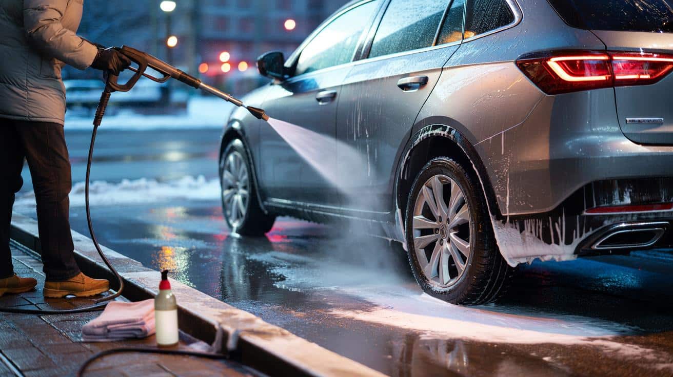 Jak prawidłowo myć auto zimą, by nie niszczyć lakieru