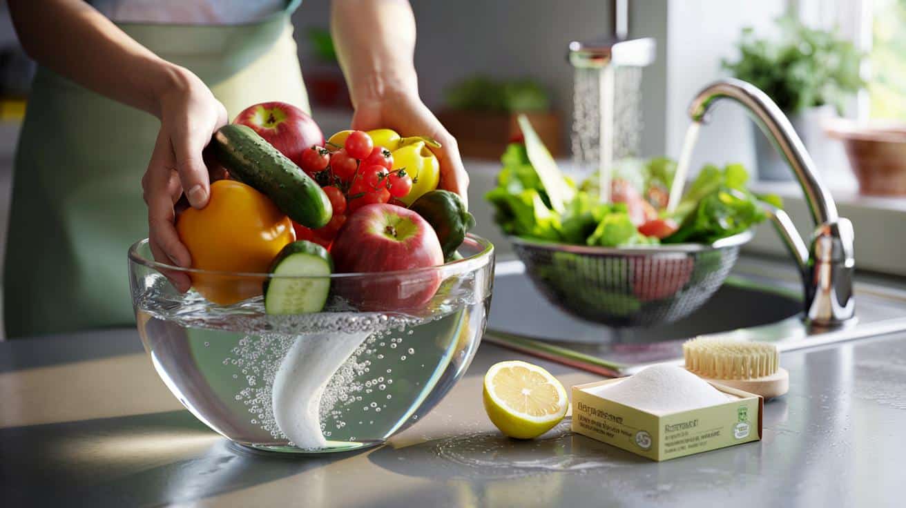 Jak prawidłowo myć owoce i warzywa żeby usunąć pestycydy których nie widać gołym okiem i których woda nie zmywa