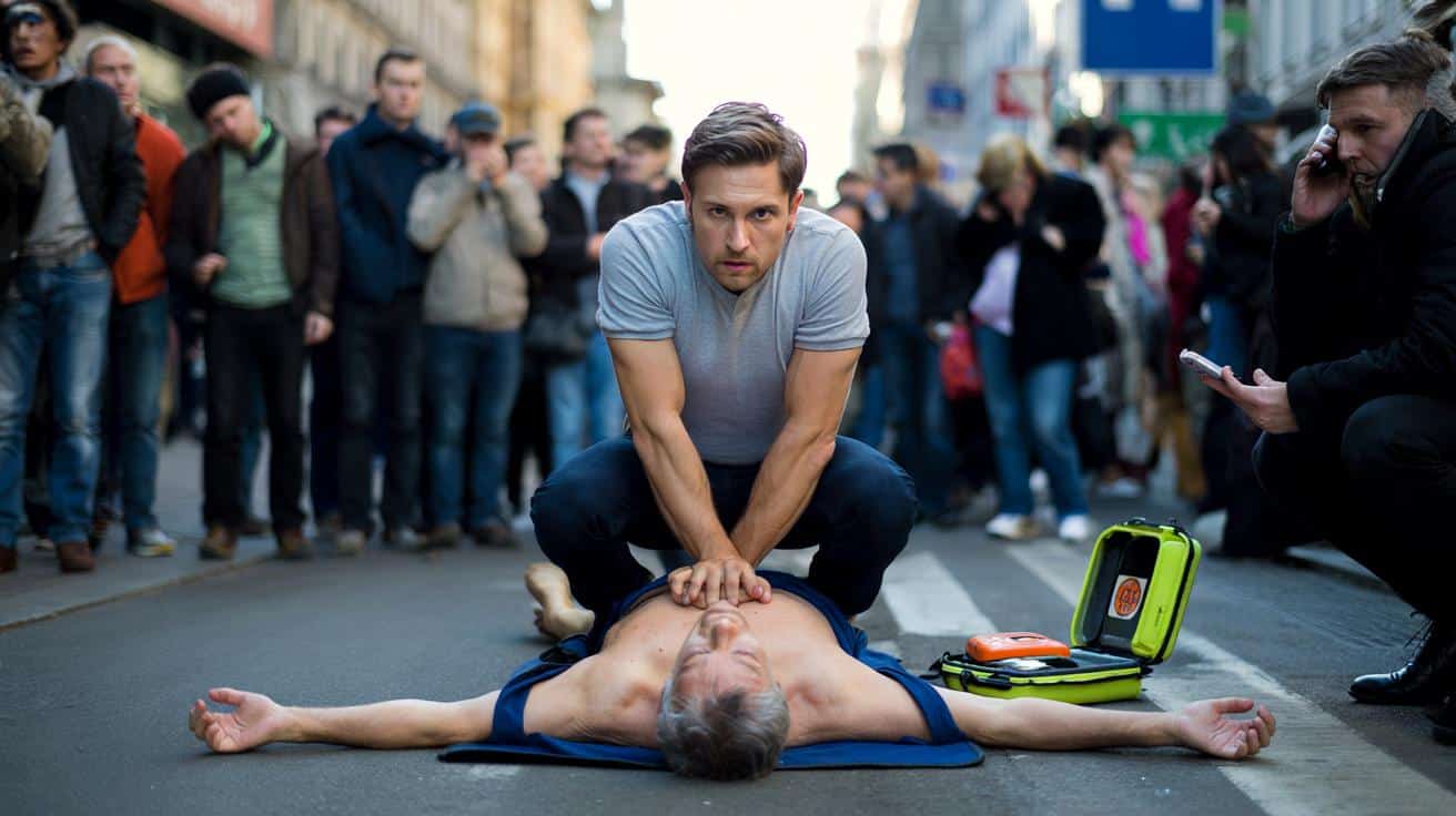 Jak prawidłowo wykonać resuscytację krążeniowo-oddechową gdy nie ma przy tobie nikogo z wiedzą medyczną