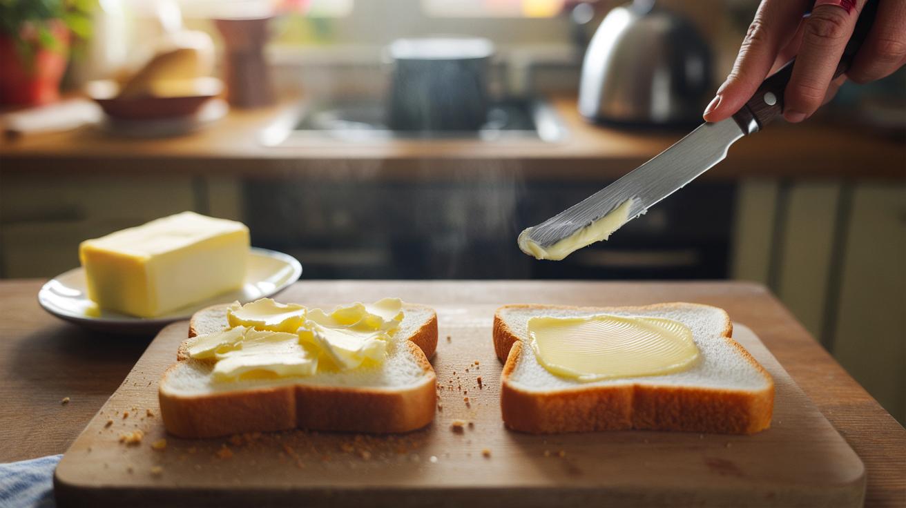 Jak prawie wszyscy nieprawidłowo smarują chleb masłem i tracą przez to smak