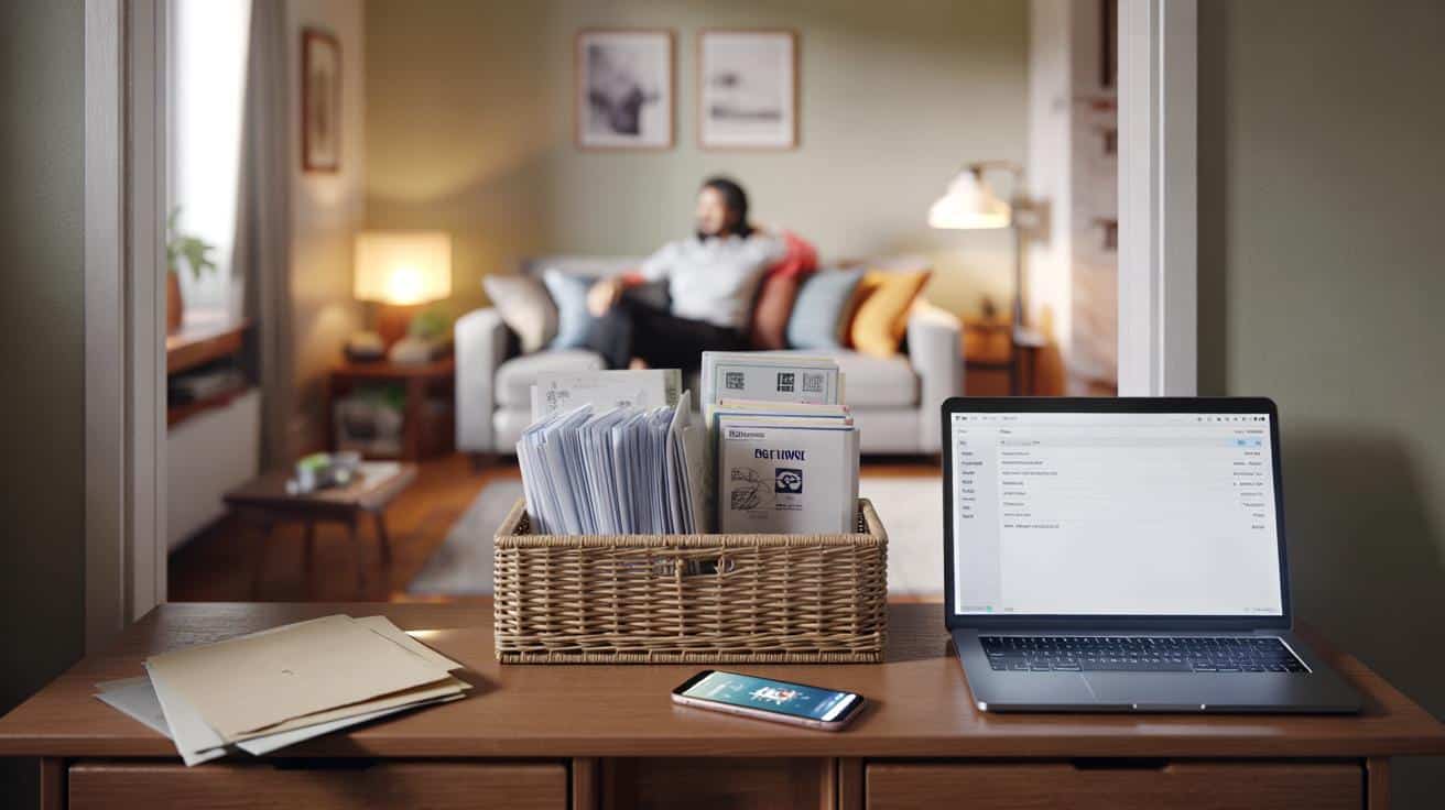 Jak prosty nawyk odkładania rachunków w jedno miejsce oszczędza czas
