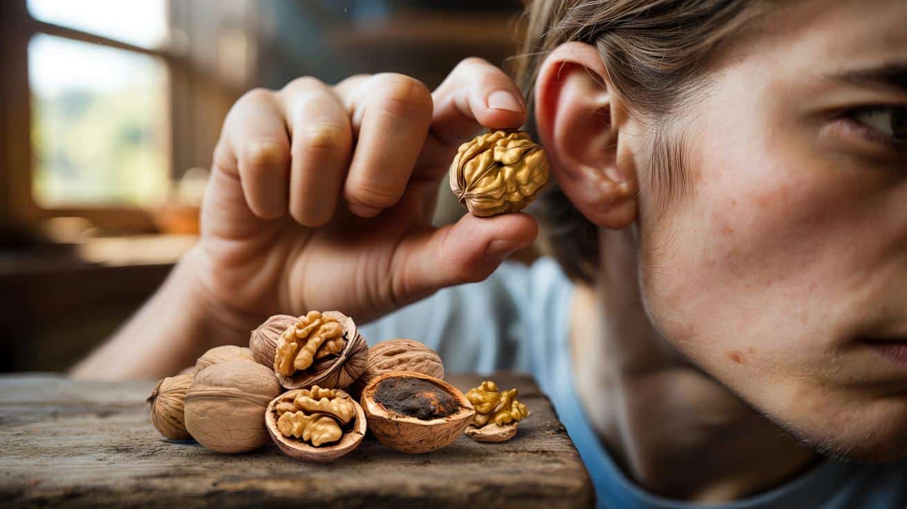 Jak prosty „test potrząsania” zdradza zepsute orzechy włoskie
