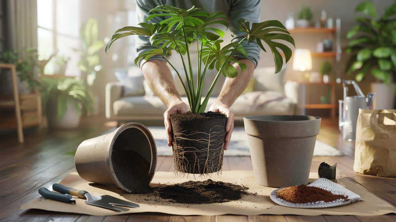 Jak przesadzić dużą roślinę doniczkową samodzielnie bez uszkadzania korzeni