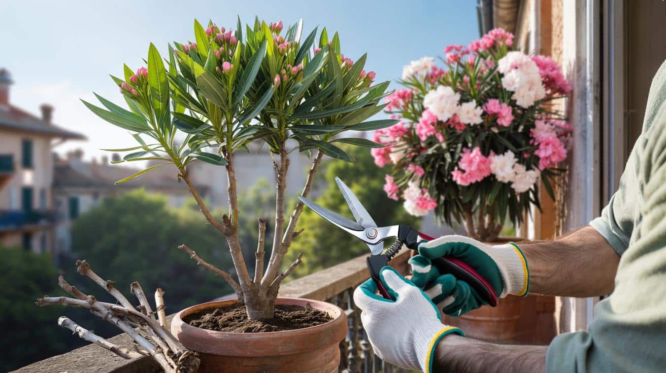 Jak przyciąć oleandra na wiosnę, żeby kipiał kwiatami latem