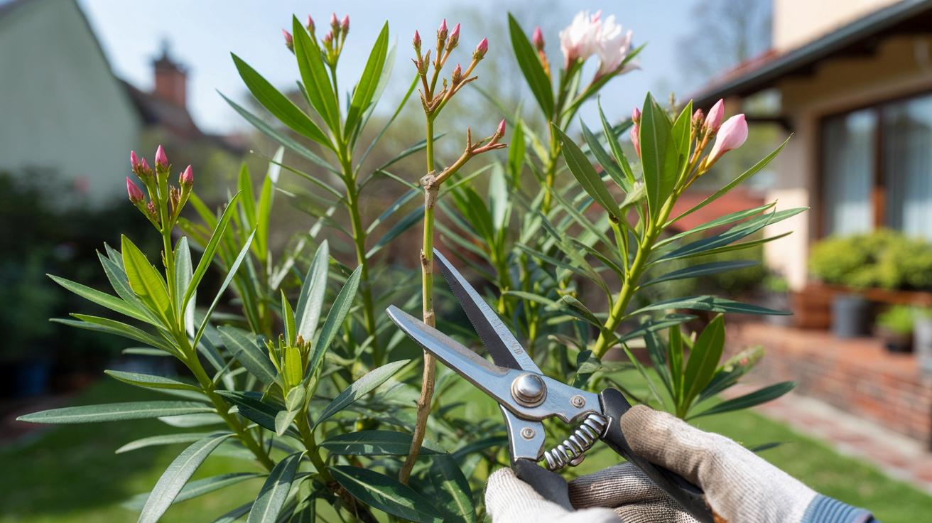 Jak przycinać oleander wiosną, żeby latem tonął w kwiatach