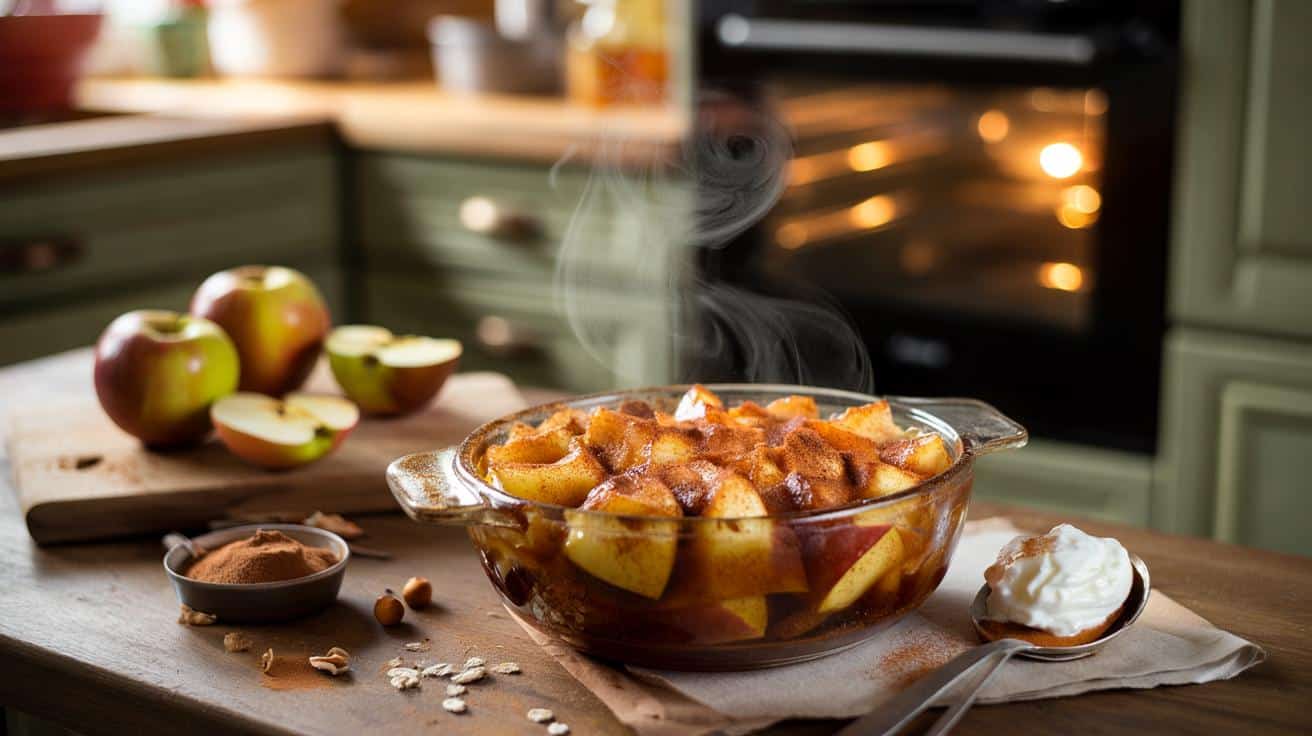 Jak przygotować szybki deser z jabłek i cynamonu w piekarniku