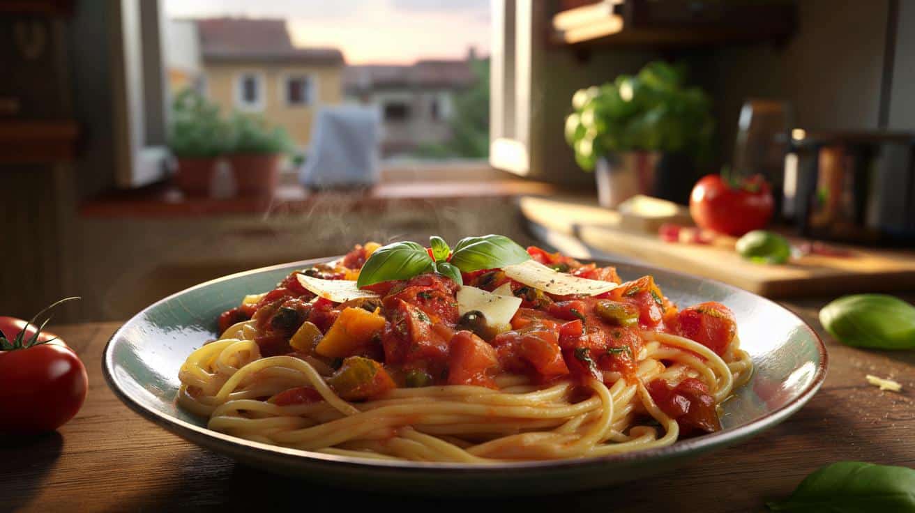 Jak przygotować szybki makaron z pomidorami który pachnie latem