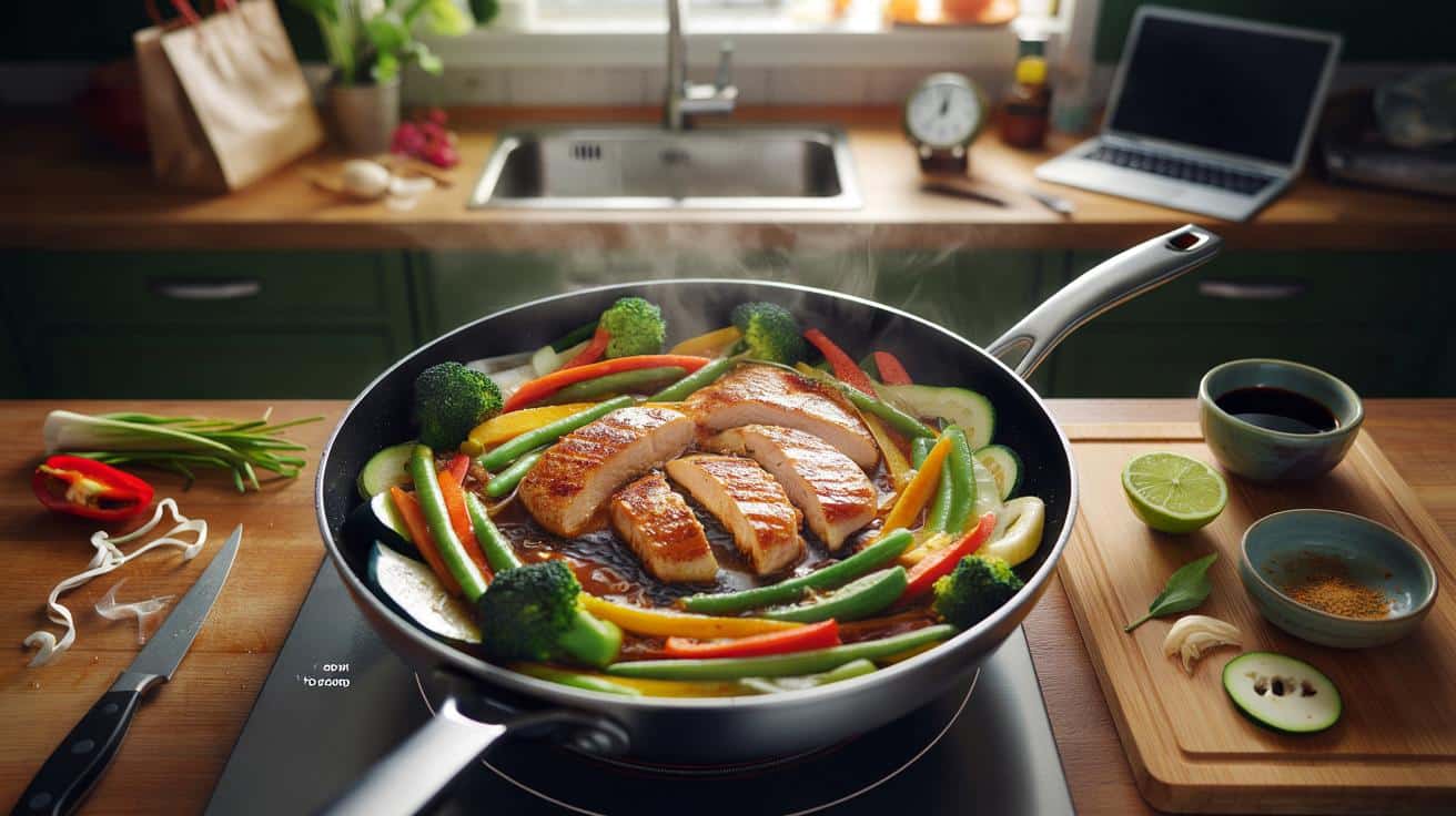 Jak przygotować szybkie danie z kurczaka i warzyw w 25 minut