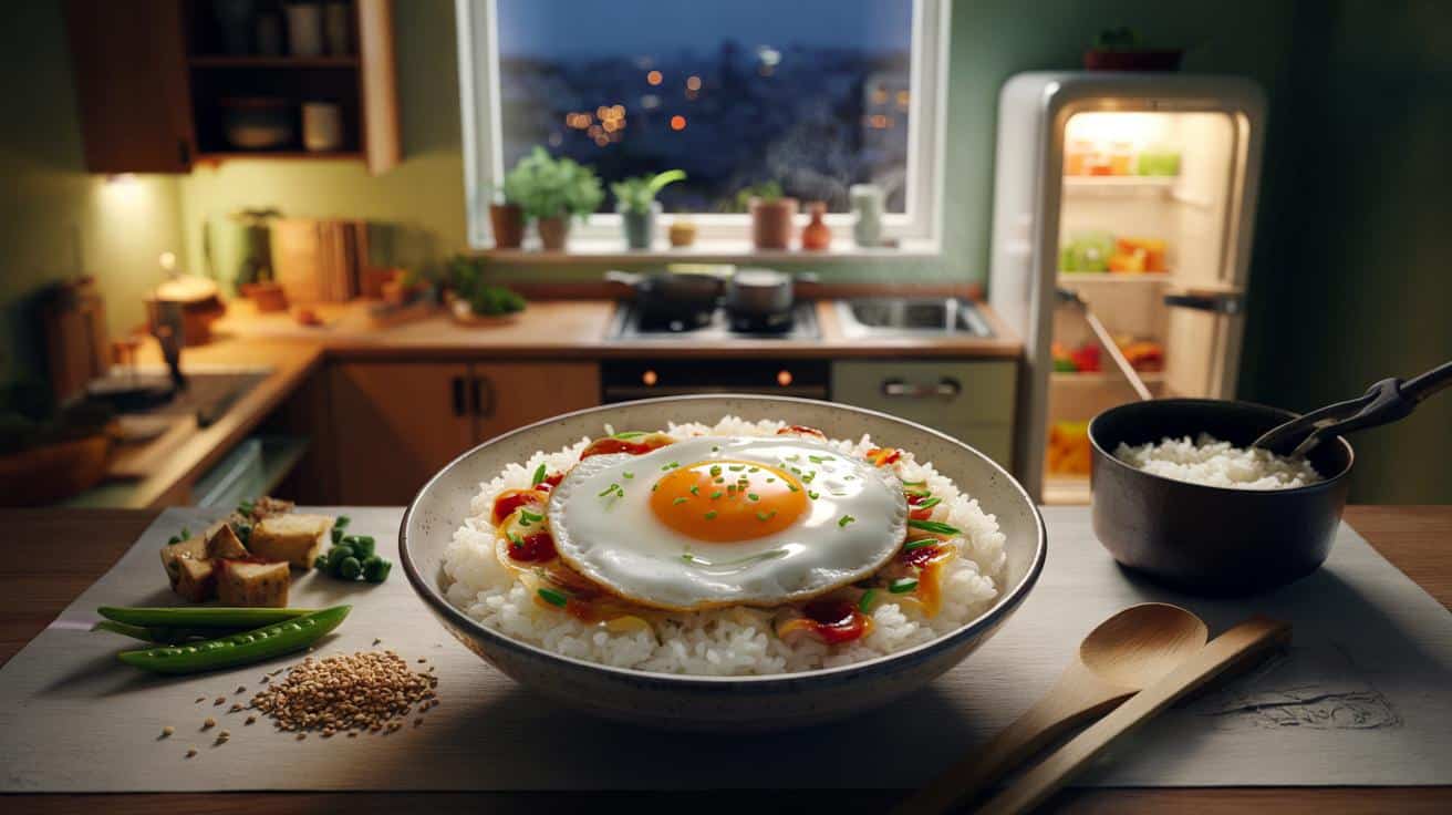 Jak przygotować szybkie danie z ryżu i jajek które jest proste i sycące