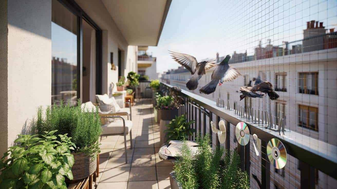 Jak raz na zawsze przepędzić gołębie z balkonu i tarasu