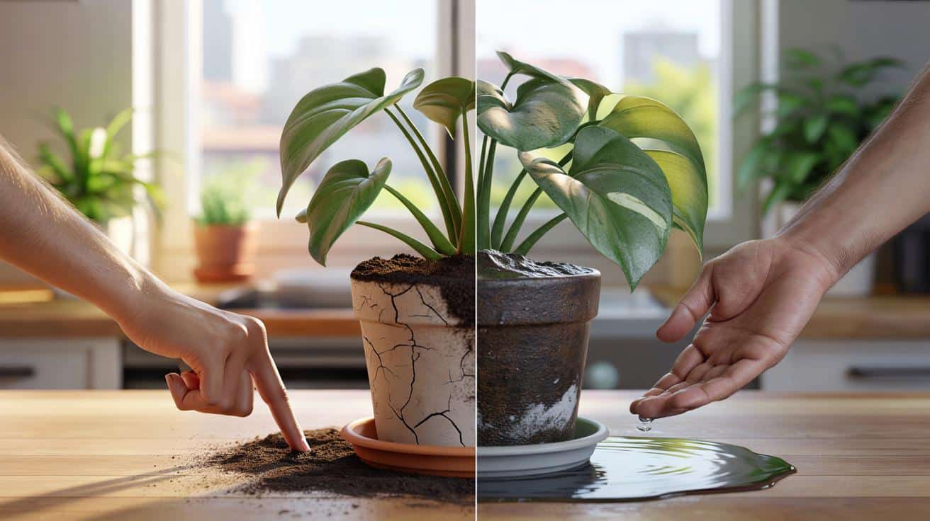 Jak rozpoznać, że twoja roślina jest przesuszona, a jak przewodniona