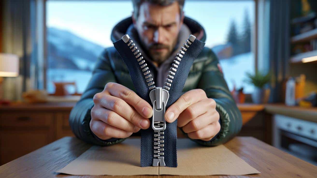 Jak samodzielnie zreperować zamek błyskawiczny w kurtce bez igły i nici w 2 minuty