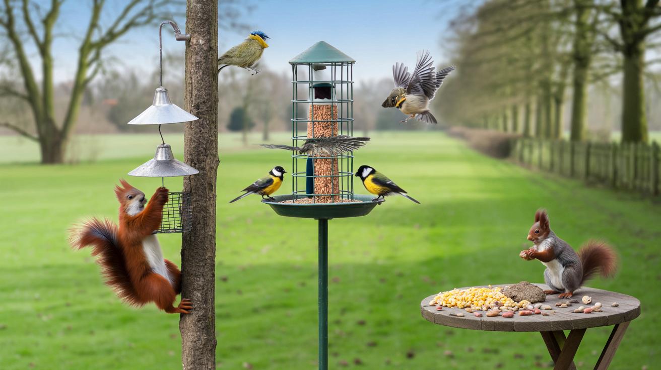 Jak skutecznie odgonić wiewiórki od karmnika dla ptaków?