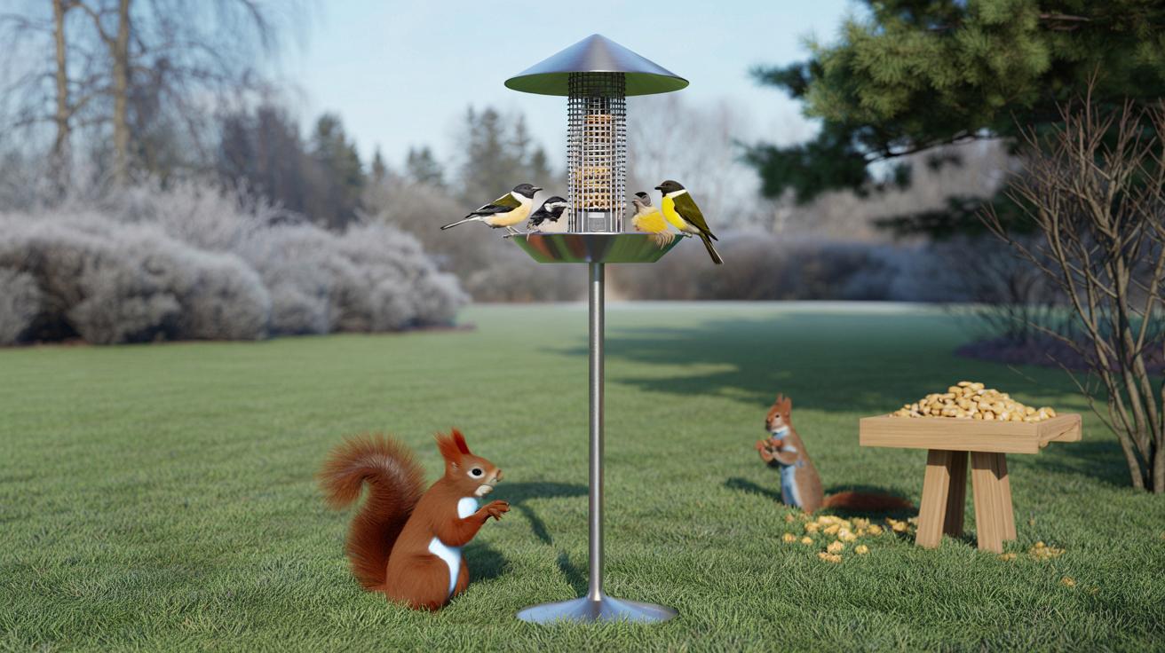 Jak skutecznie odstraszyć wiewiórki od karmnika dla ptaków w ogrodzie