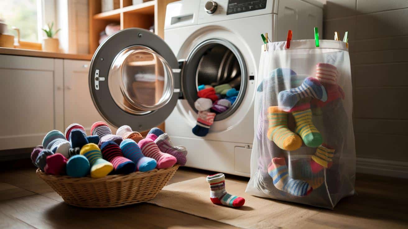 Jak sprawić żeby skarpetki nigdy nie ginęły w praniu