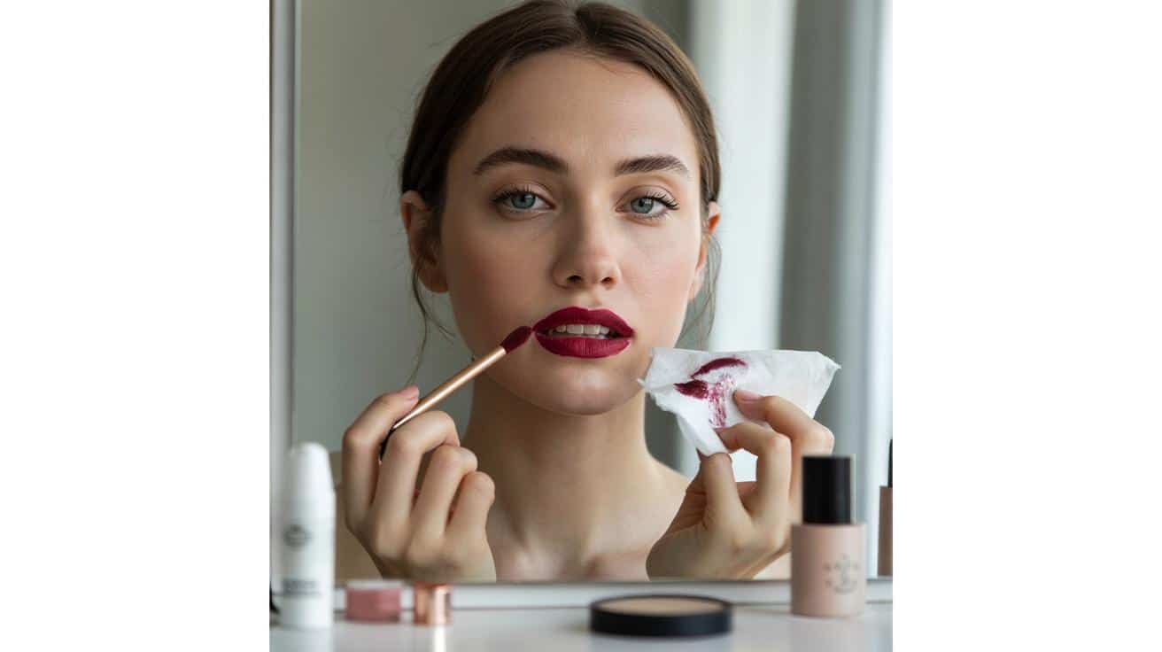 Jak sprawić żeby twoje usta wyglądały naturalne po nałożeniu pomadki w głębokim kolorze