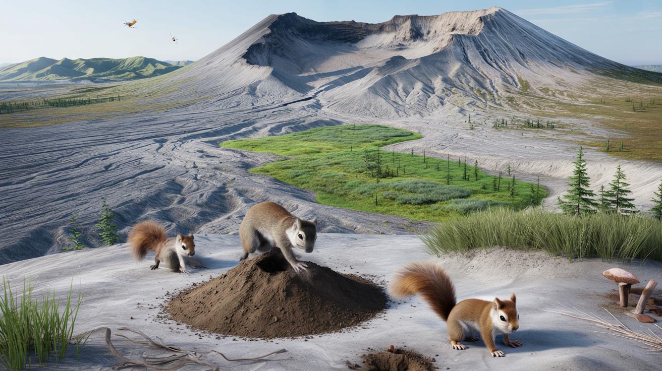 Jak susły „naprawiły” wulkan. Naukowcy wrócili tam po 43 latach