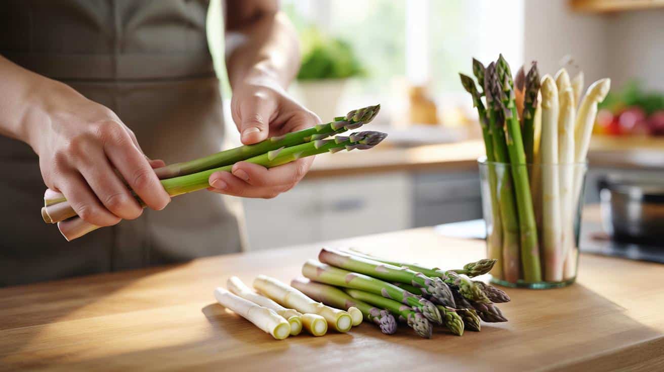 Jak uniknąć łykowatego szparaga: prosty trik bez użycia noża