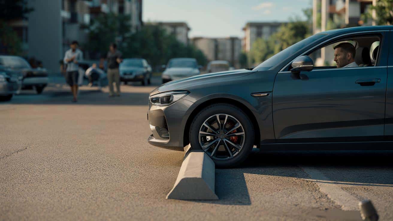 Jak uniknąć uszkodzenia podwozia podczas wjazdu na wysoki krawężnik