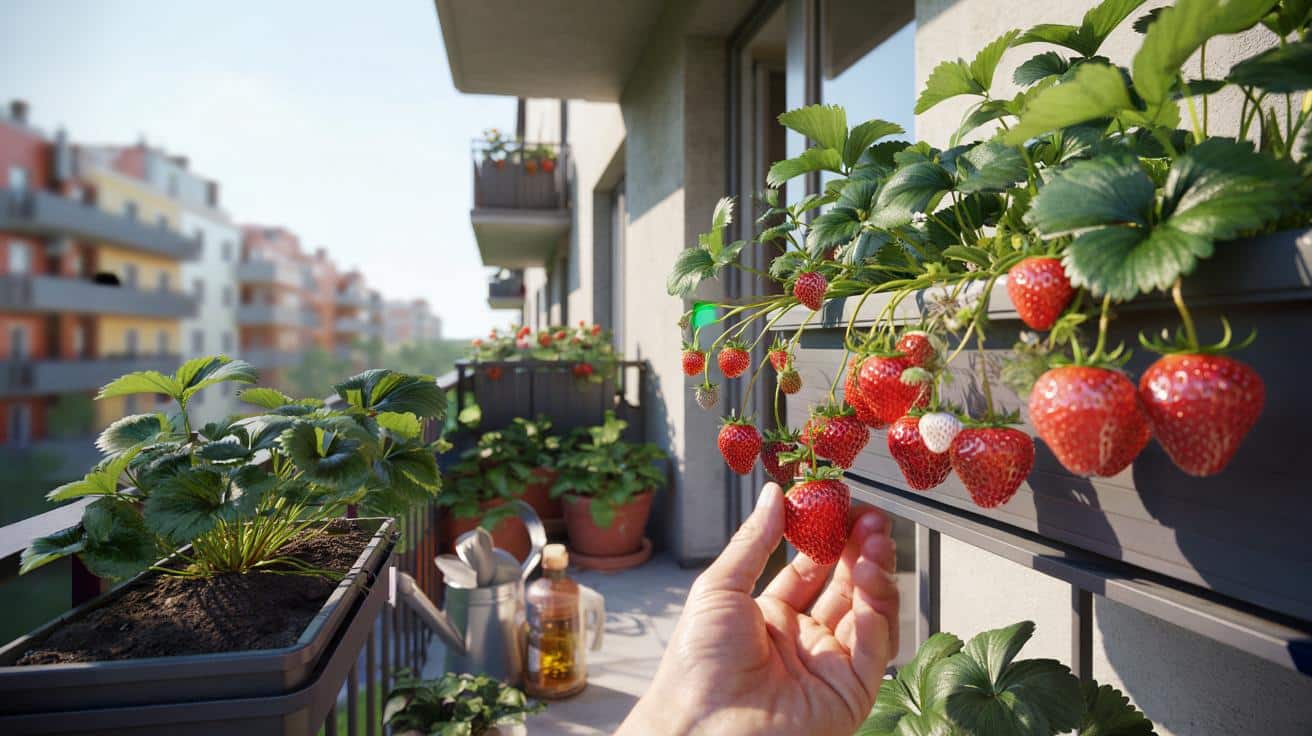 Jak uprawiać truskawki w doniczce na balkonie, żeby były słodkie i duże jak ze sklepu