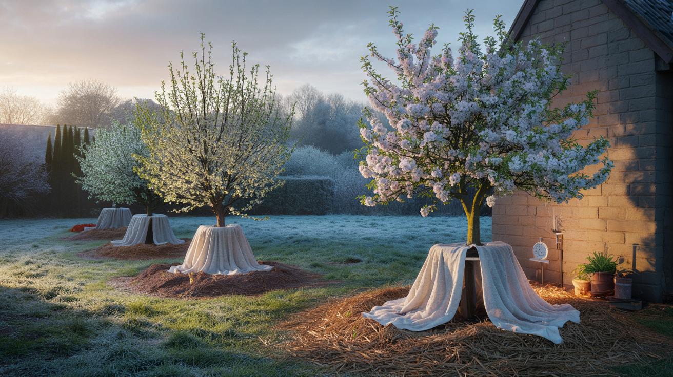 Jak uratować kwitnące drzewa owocowe przed wiosennym przymrozkiem