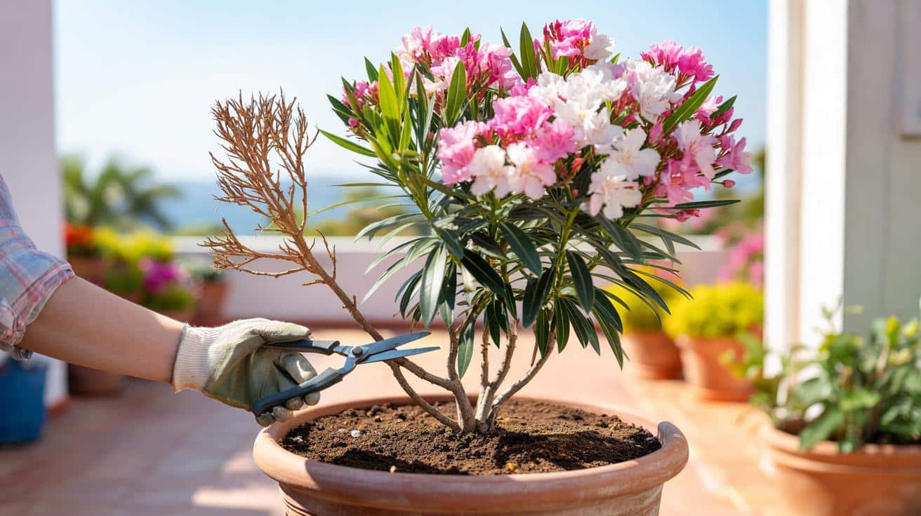 Jak uratować oleandra po zimie i wywołać lawinę kwiatów