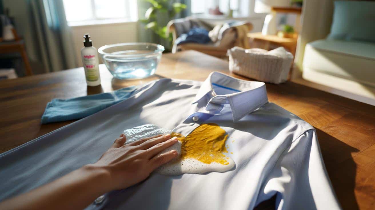 Jak usunąć plamy z musztardy z bawełnianej koszuli które wyglądają na niemożliwe