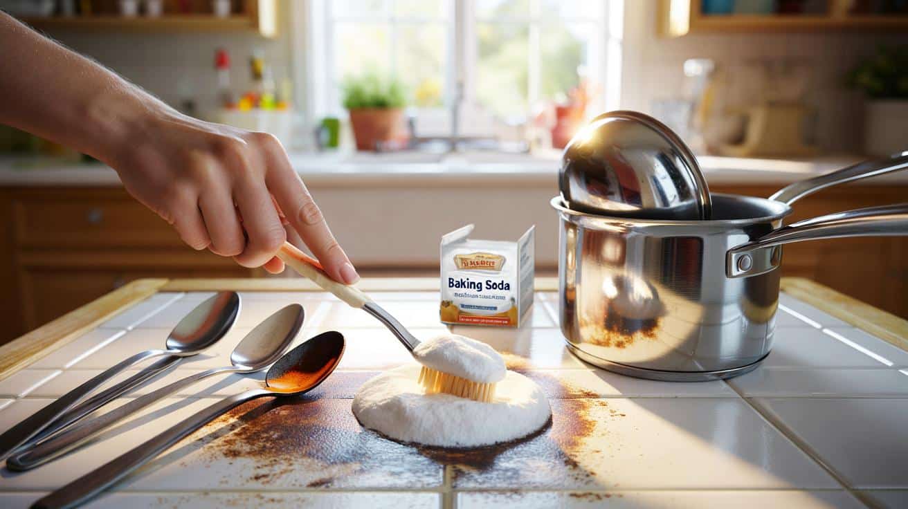 Jak usunąć rdze z garnków i sztućców produktem z kuchennej szuflady