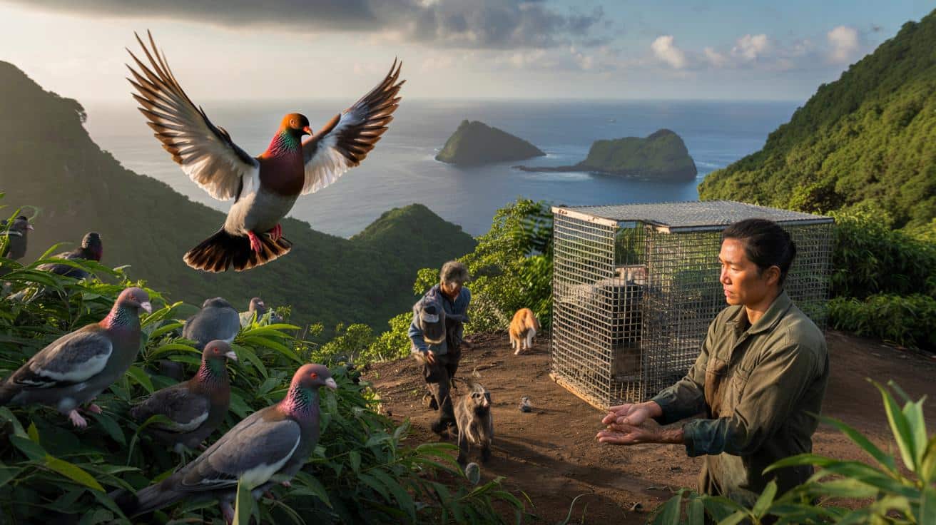 Jak usunięcie 131 kotów uratowało ginące ptaki z japońskich wysp